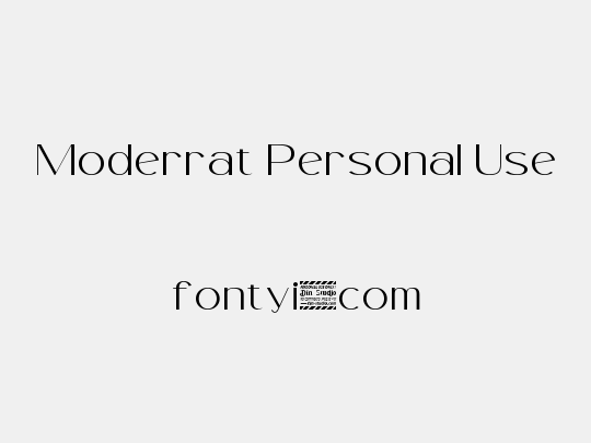 Moderrat Personal Use