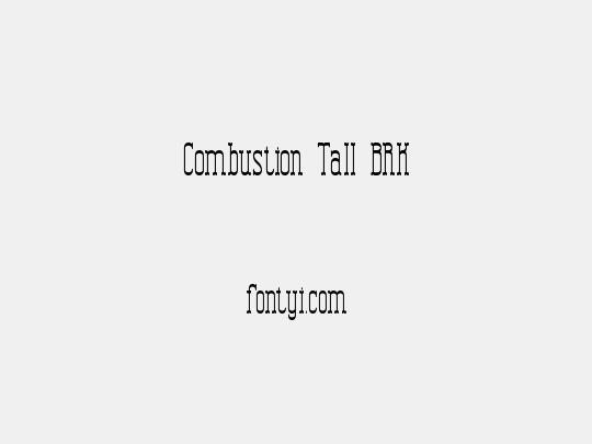 Combustion Tall BRK