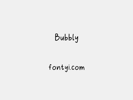 Bubbly