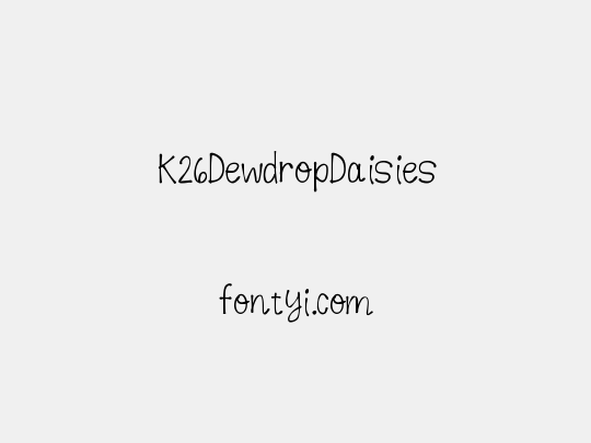 K26DewdropDaisies