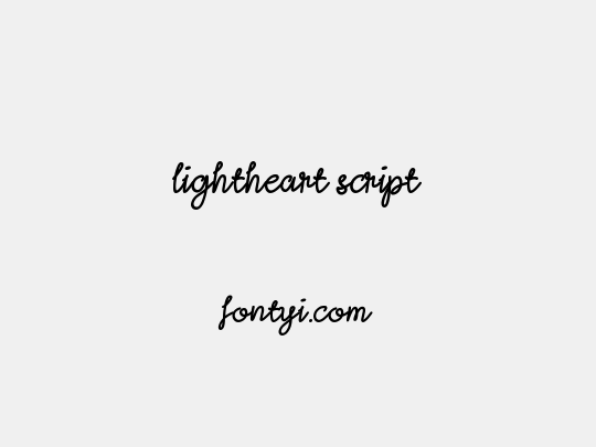 Lightheart Script
