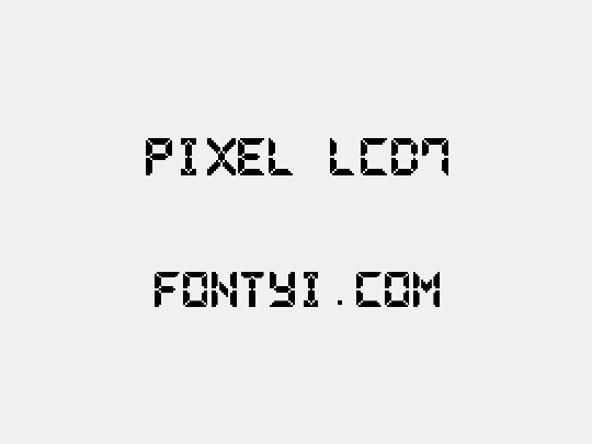 Pixel LCD7