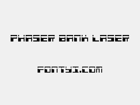 Phaser Bank Laser