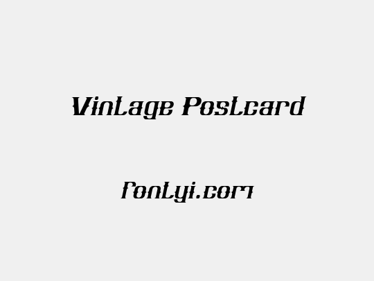 Vintage Postcard