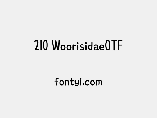 210 WoorisidaeOTF