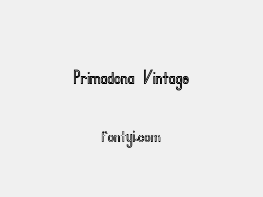Primadona Vintage