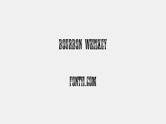 Bourbon whiskey