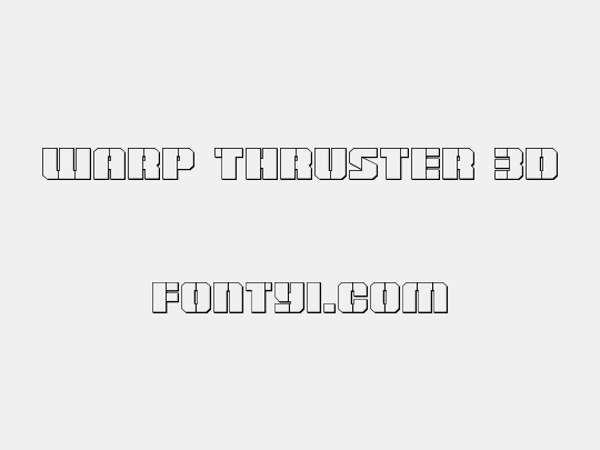 Warp Thruster 3D
