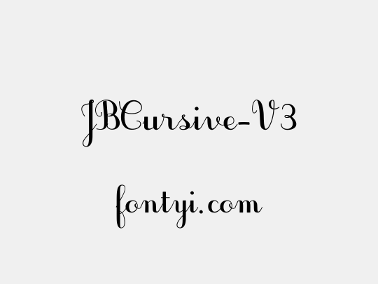 JBCursive-V3
