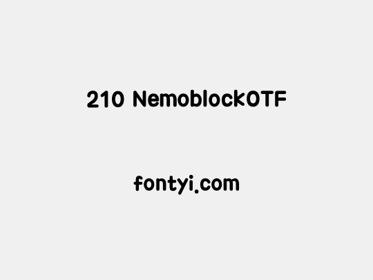 210 NemoblockOTF