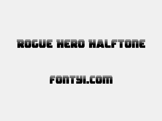 Rogue Hero Halftone