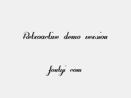 Retroactive_demo-version