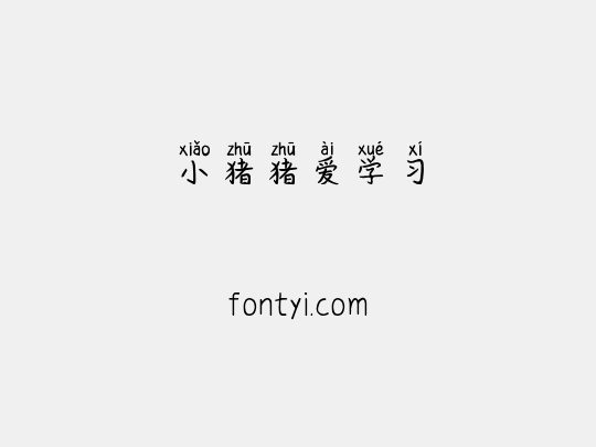 小猪猪爱学习