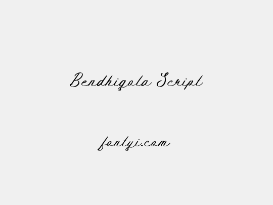 Bendhigola Script