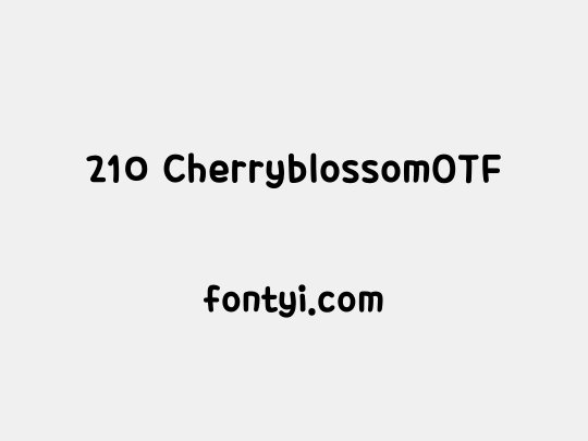 210 CherryblossomOTF