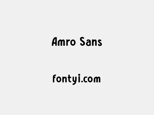 Amro Sans