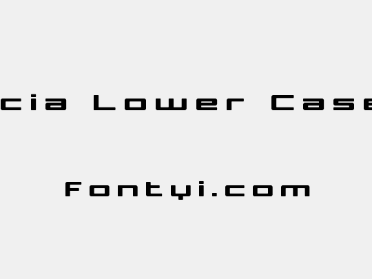 Phoenicia Lower Case Ttitle