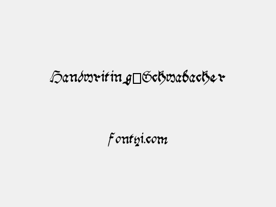 Handwriting_Schwabacher