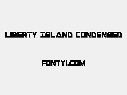 Liberty Island Condensed