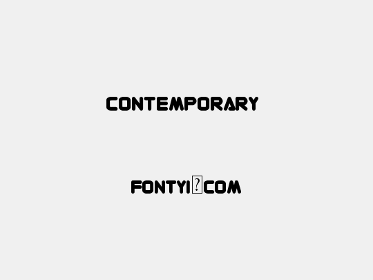Contemporary 