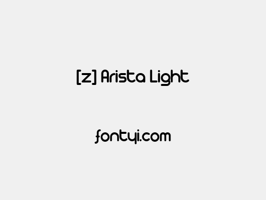 [z] Arista Light