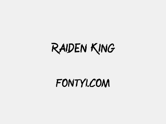 Raiden King