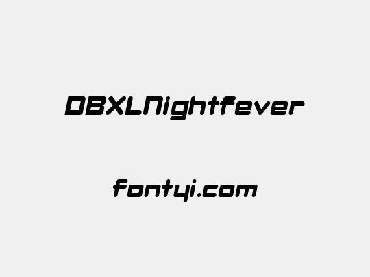 DBXLNightfever