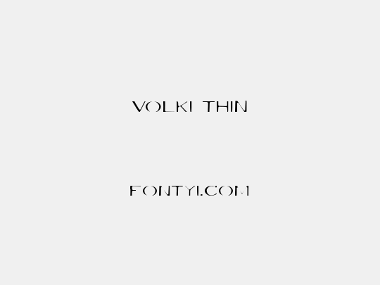 Volki Thin