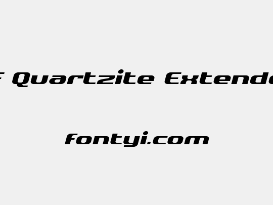 SF Quartzite Extended