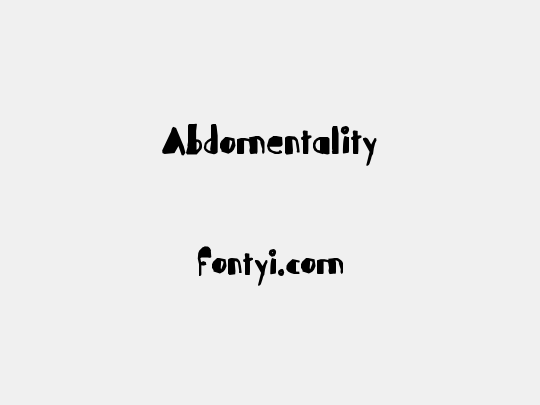 Abdomentality