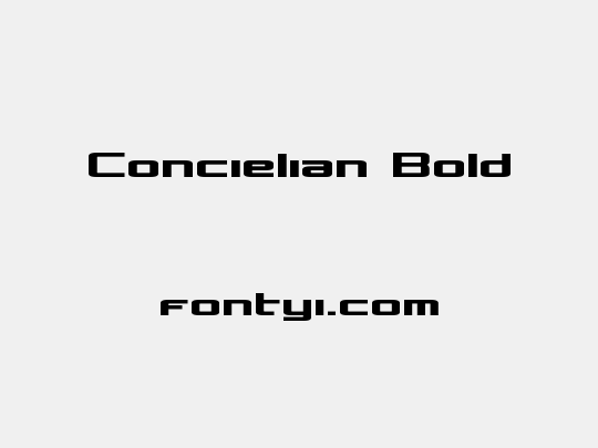 Concielian Bold