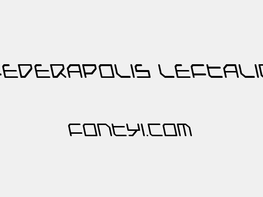 Federapolis Leftalic