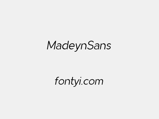 MadeynSans