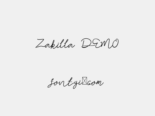 Zakilla DEMO