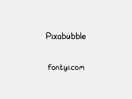 Pixabubble