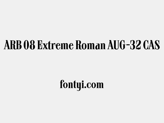 ARB 08 Extreme Roman AUG-32 CAS