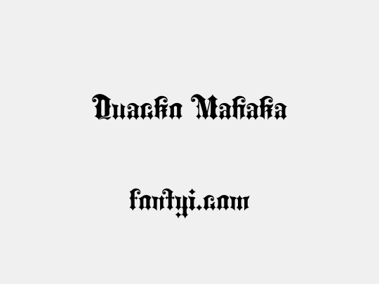Quacko Mahaka