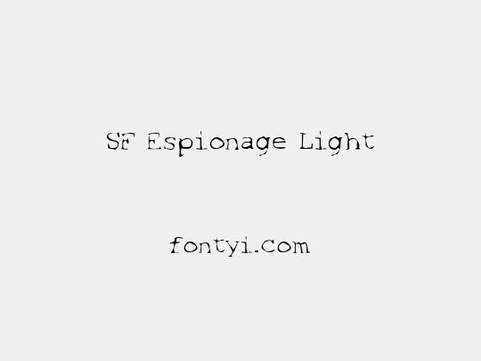 SF Espionage Light