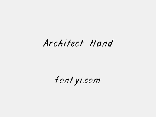 Architect Hand
