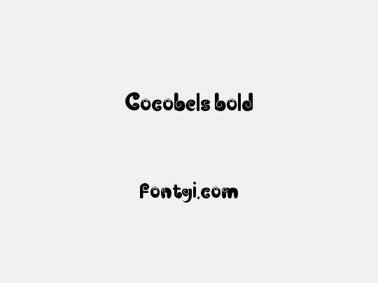 Cocobels bold