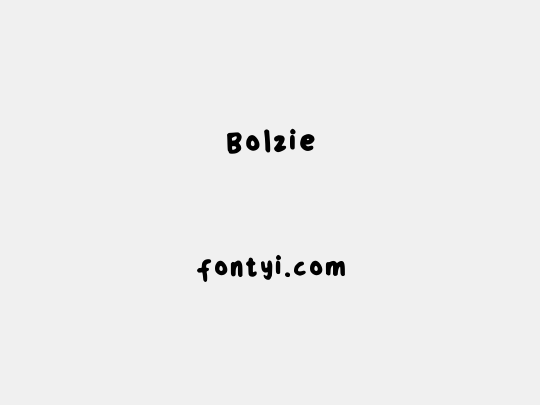 Bolzie