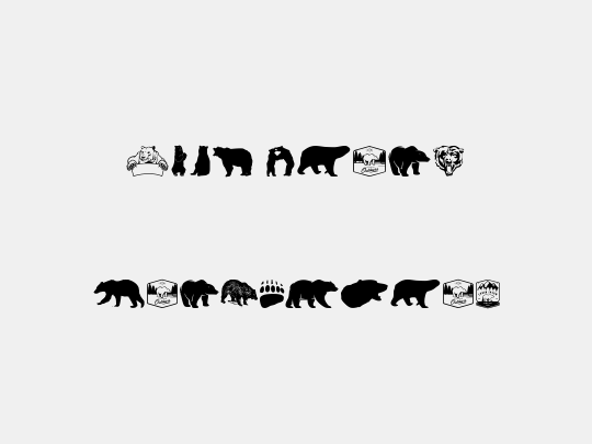 Bear Icons