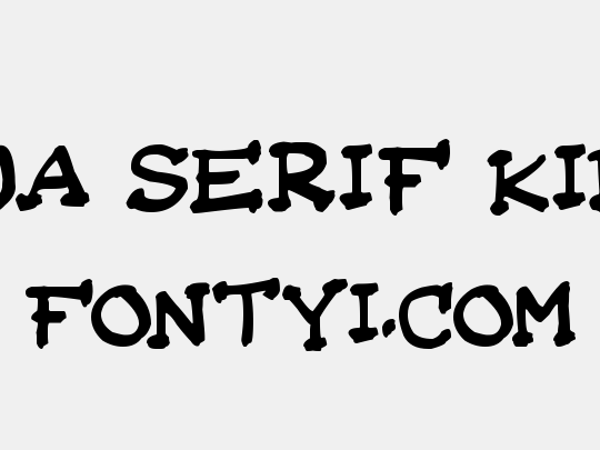 Da Serif Kid
