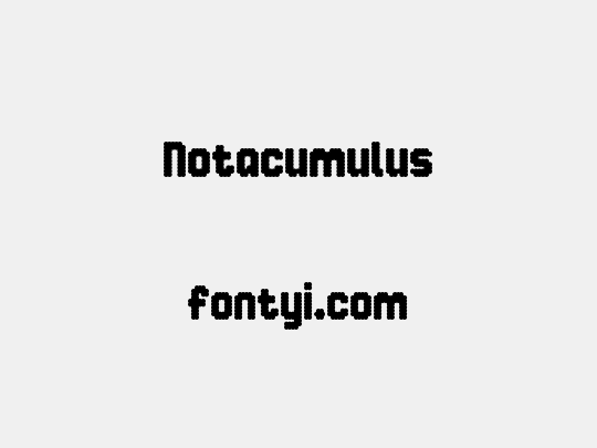 Notacumulus