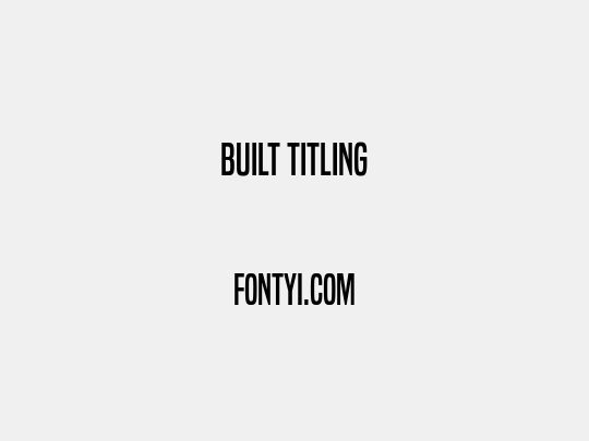 Built Titling