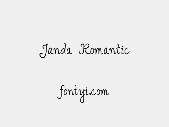 Janda Romantic