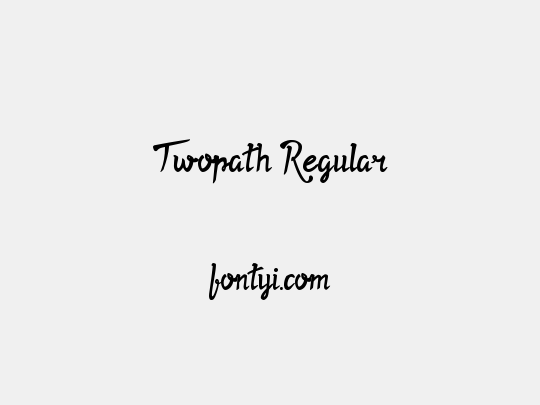 Twopath Regular
