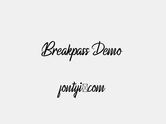 Breakpass Demo