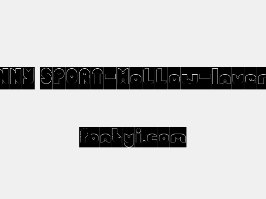 FUNNY SPORT-Hollow-Inverse