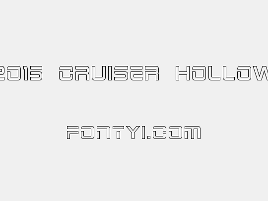 2015 Cruiser Hollow
